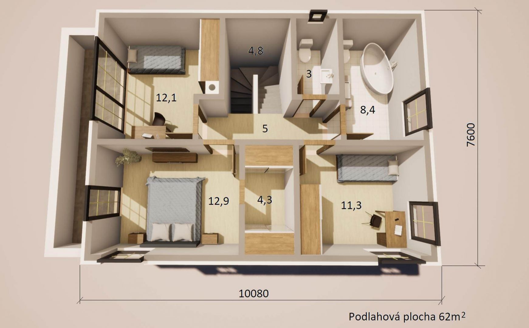 PD 160, 126m2